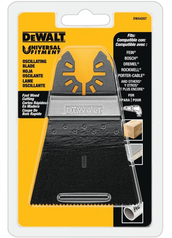 Universal Oscillating Tool Wide Bi-Metal Fast-Cut Blade