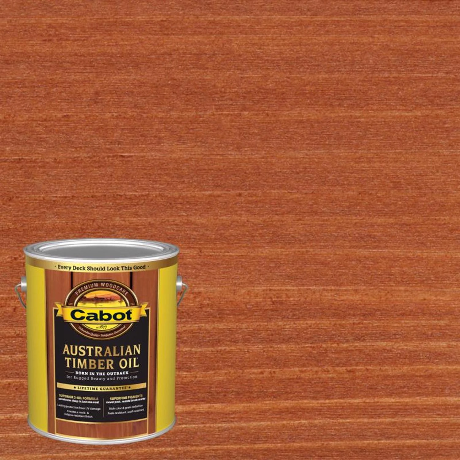 Australian Timber Oil Wood Finish, Mahogany, 1-Gallon