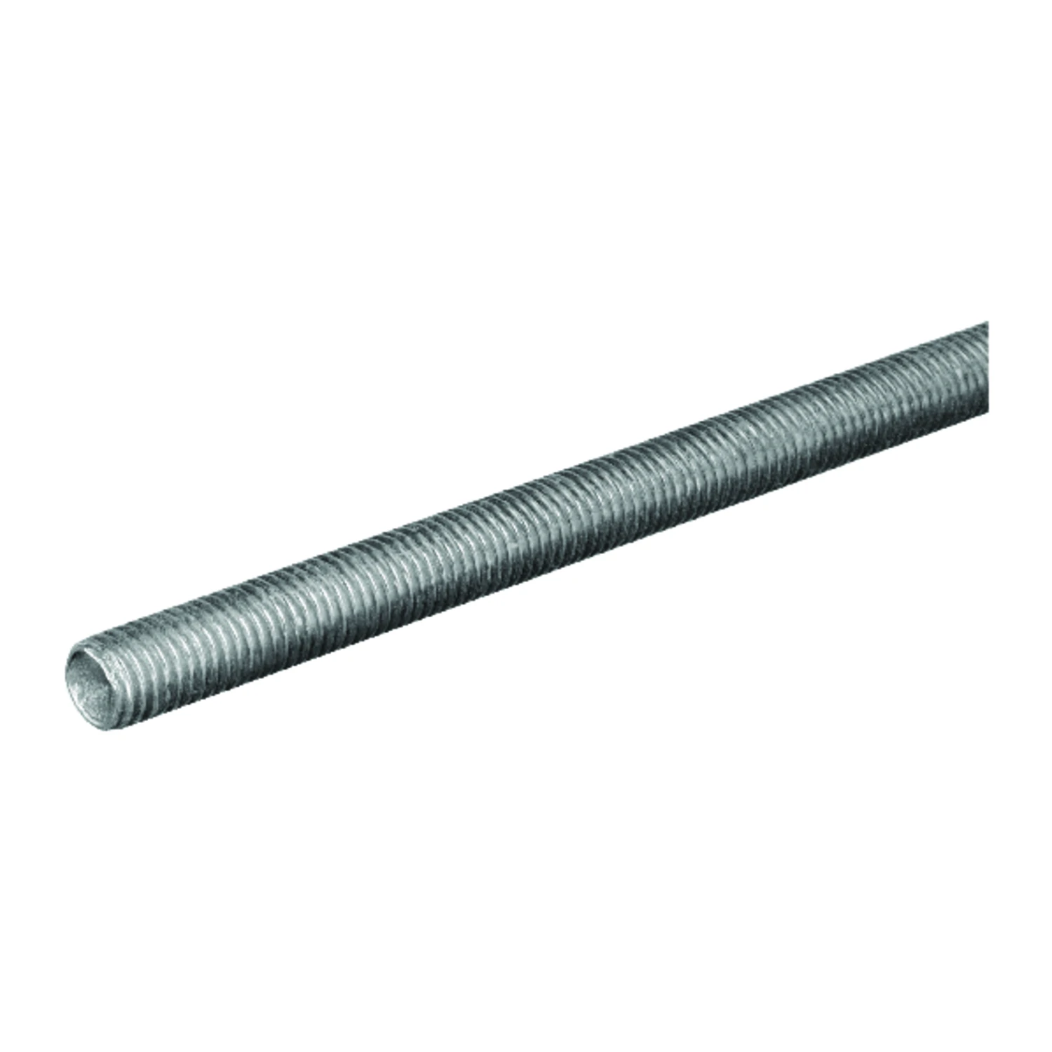 Threaded Steel Rod, Zinc Plated, 18 TPI, 5/16 x 24 In.