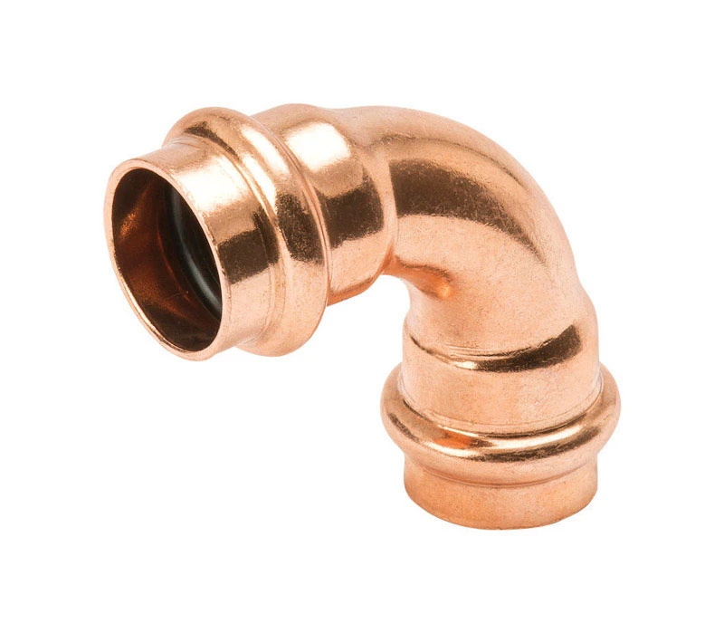 Copper Pipe Elbow, 90 Degrees, 3/4 In. Press by Press