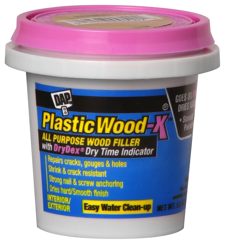 Plastic Wood-X Stainable Wood Filler with DryDex Dry Time Indicator, 5.5-oz.