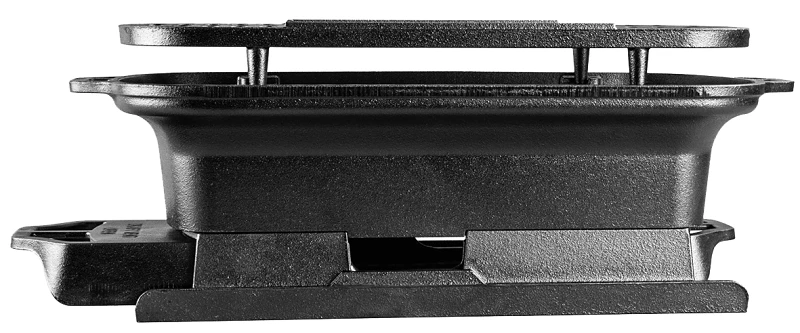 Sportsman's Pro Cast Iron BBQ Grill, Portable Hibachi Style
