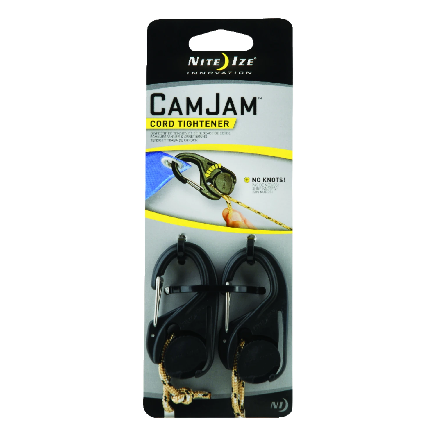 CamJam Rope Tighteners with 8-Ft. Rope, 2-Pk.