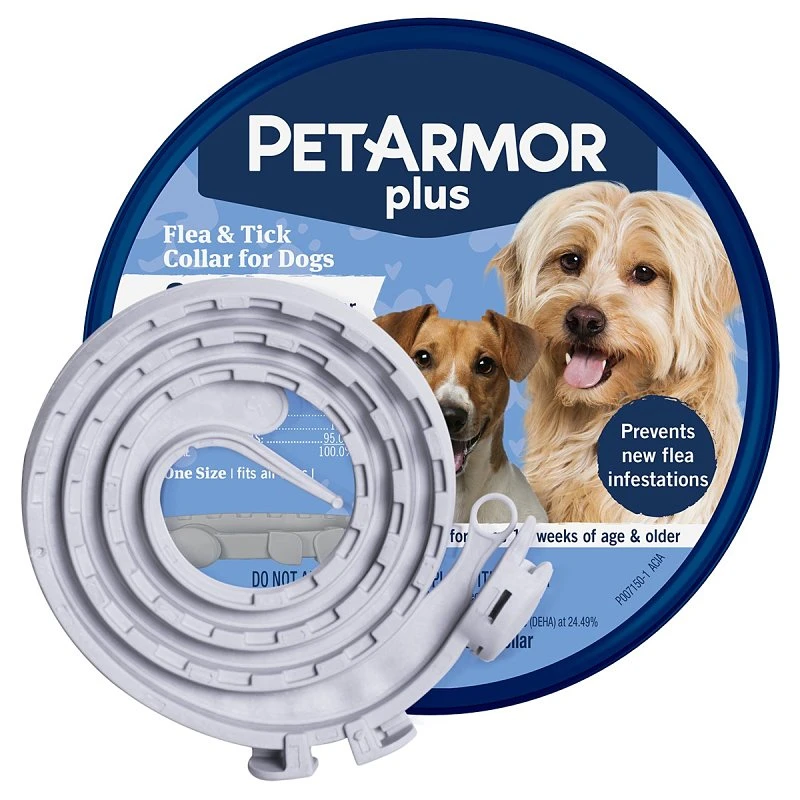 Plus Flea & Tick Dog Collar, One-Size-Fits-All