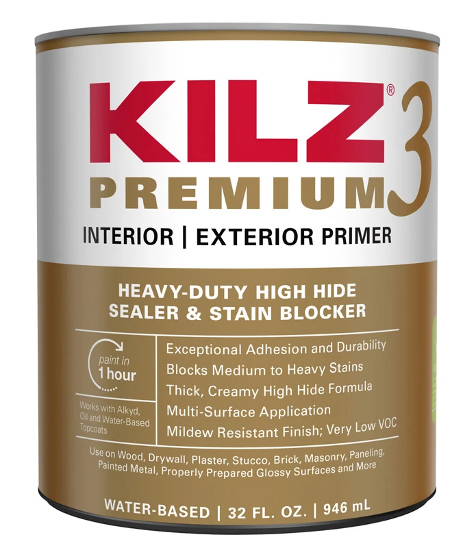 Premium Primer, Sealer, Stain Blocker, 5- Gallons