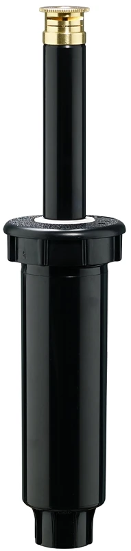 Pro Series Sprinkler Head, Quarter Pattern Twin Spray, Brass Nozzle, 4-In. Pop-Up