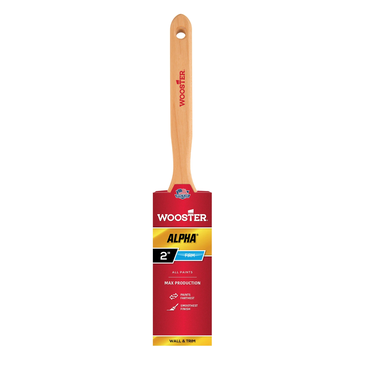 Alpha Flat Sash Paint Brush, 2 In.