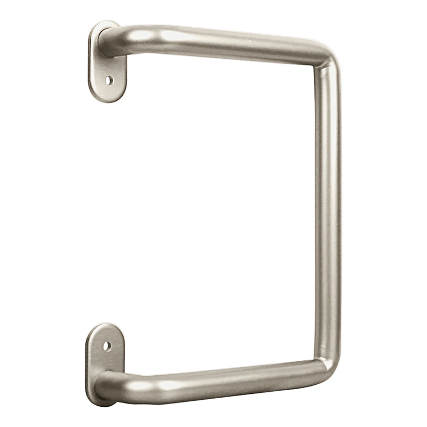 Troy Sliding Barn Door Handle, Satin Nickel Modern Pull, 8 In.