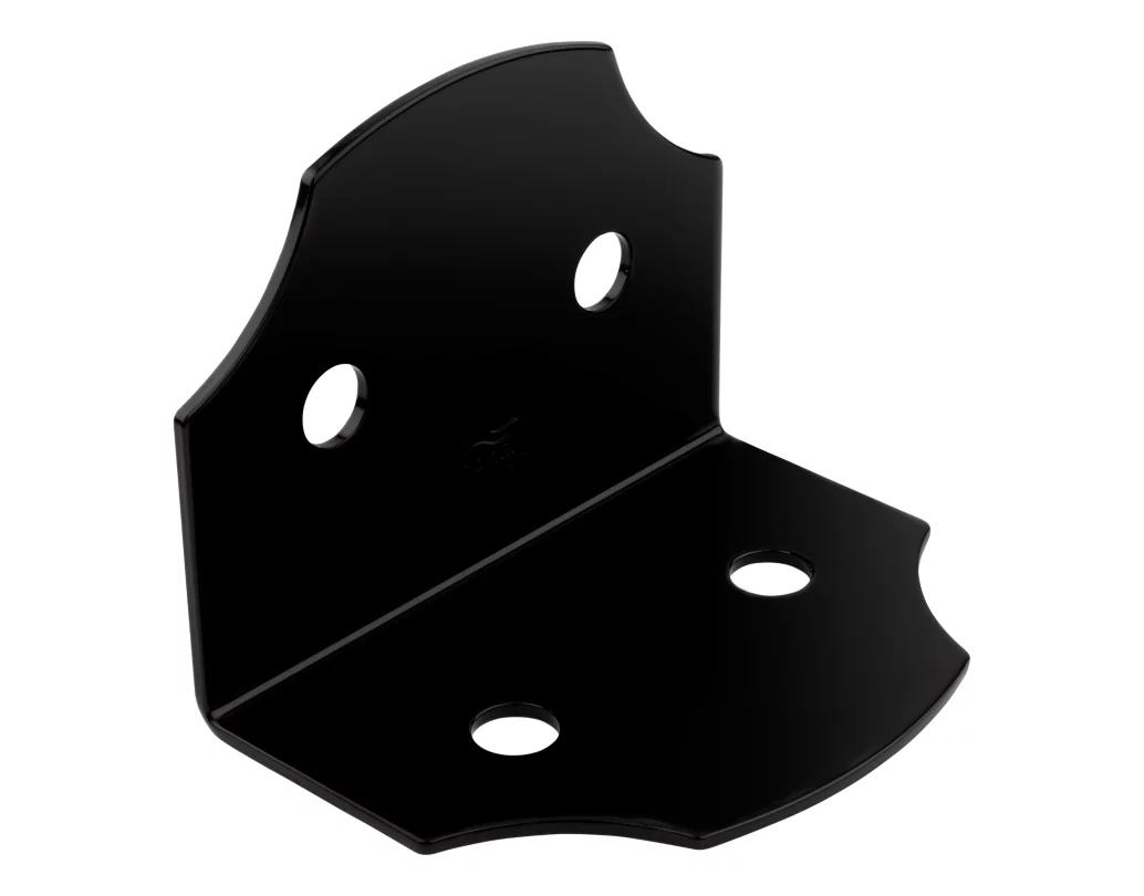Hartley Collection Decorative Heavy Angle, Black, 5 x 3-1/2 x 3-1/2 In.