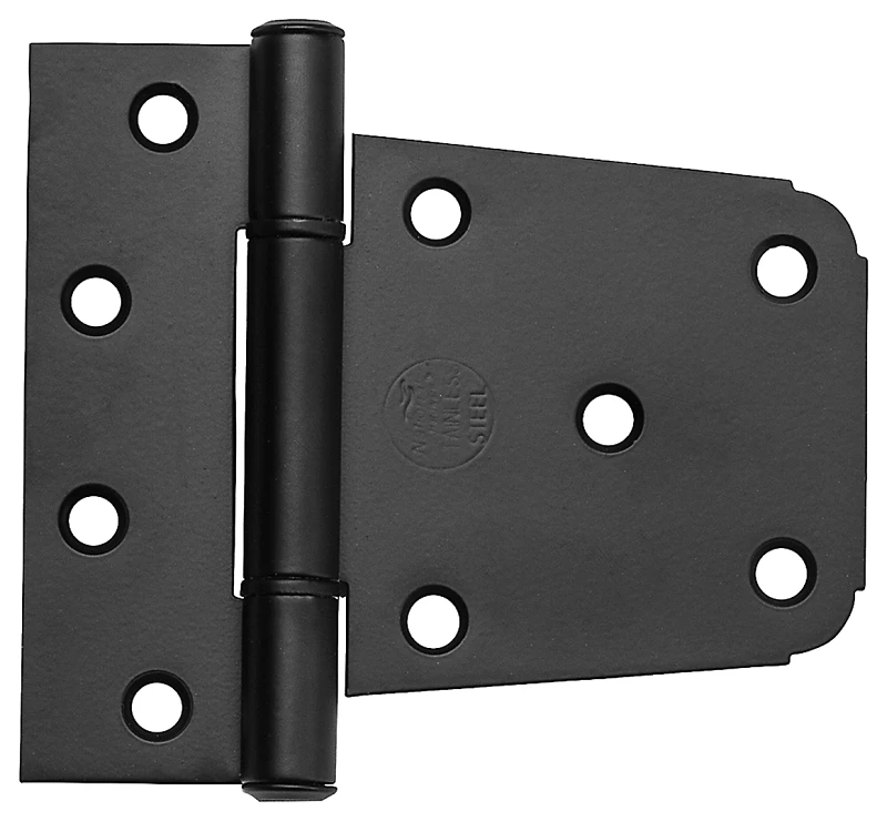 Gate Hinge, Stainless Steel, Matte Black, 3-1/2 In.