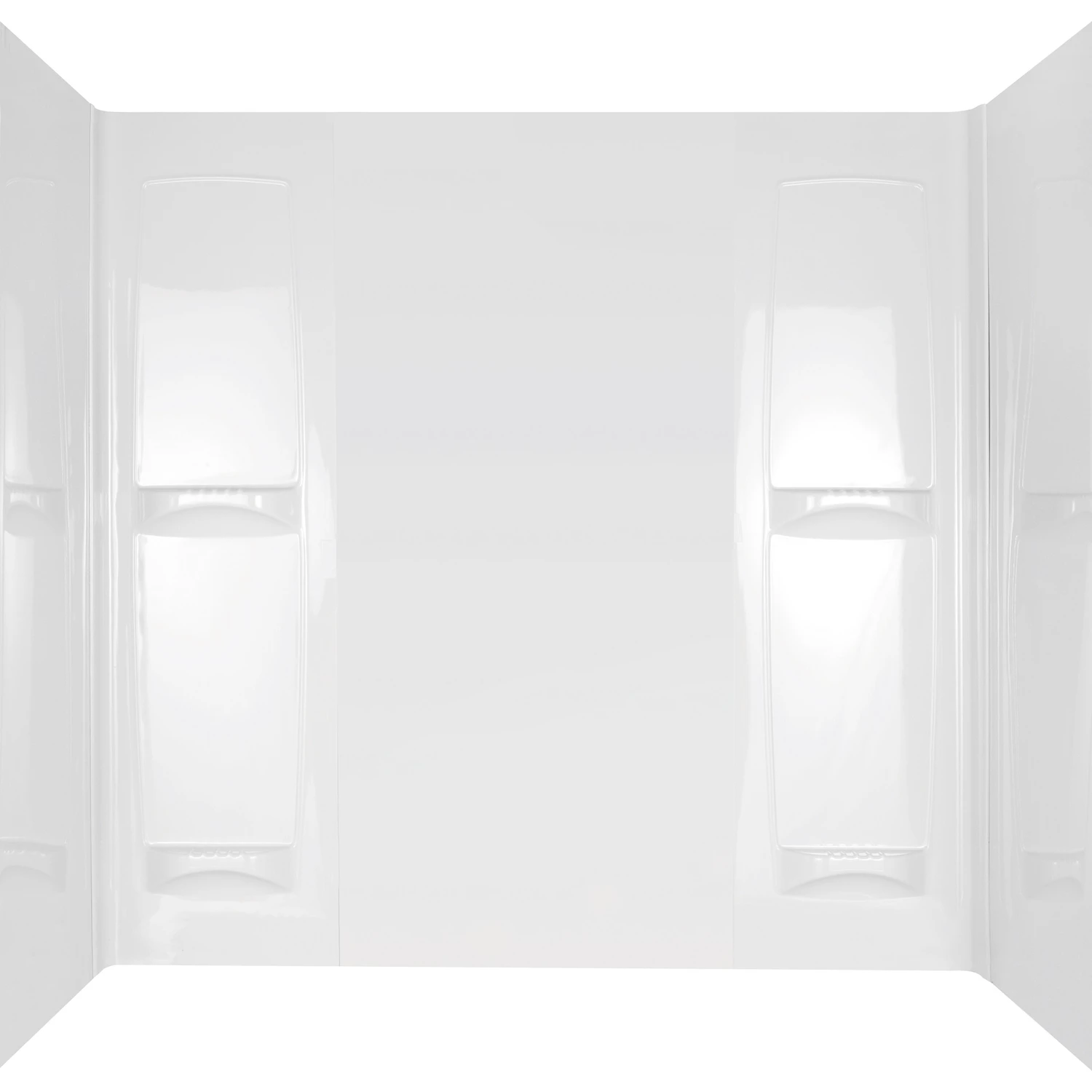 5-Pc. Pro-Series Easy-Up Adhesive Tub Surround, White, 32 x 60 x 57 In.