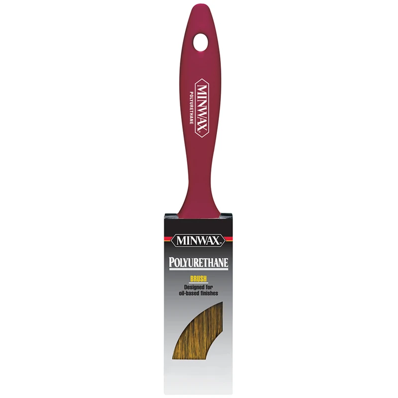 Polyurethane Stain Brush, White China Bristle, 1-1/2 in