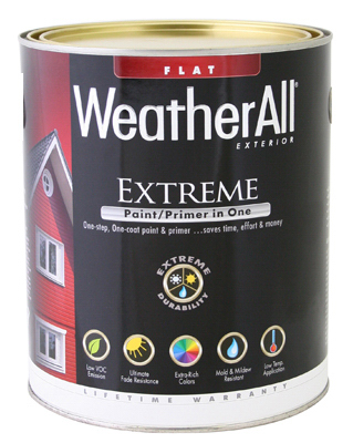 Extreme Exterior Paint And Primer In One, Pastel Base, 1 Quart