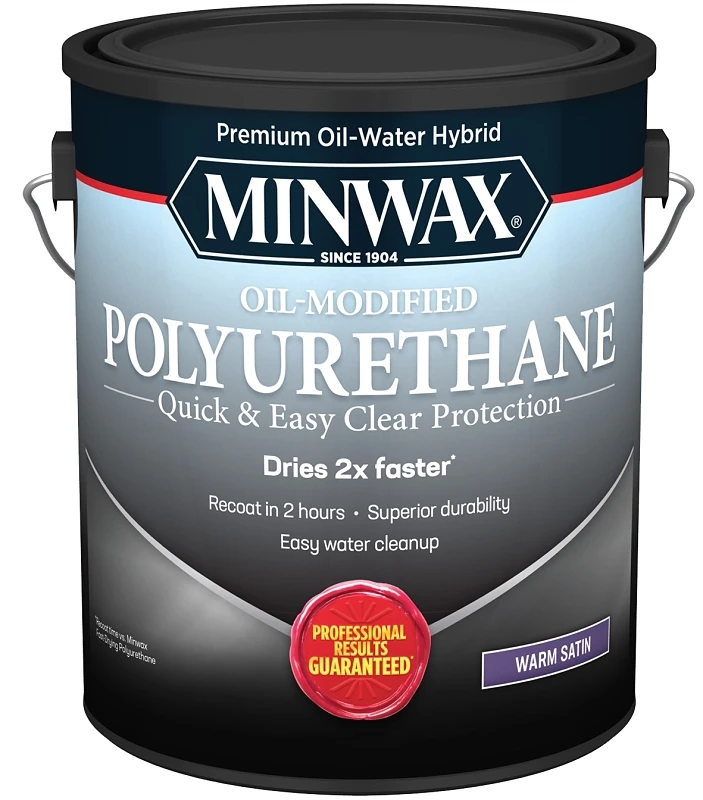 Ultra Fast Drying Polyurethane, Water Based, Satin, Gallon
