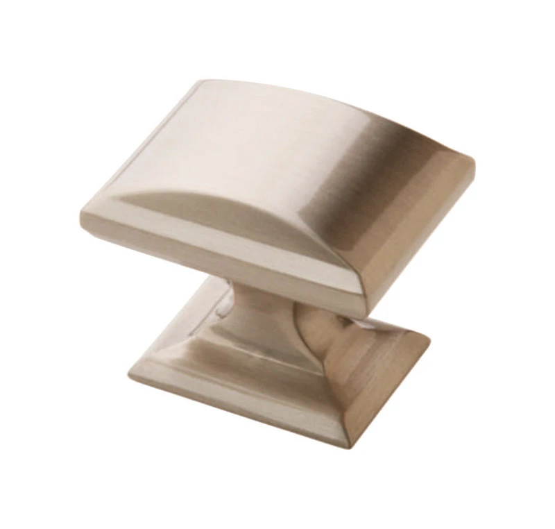 Candler Cabinet Knob, Satin Nickel, 1-1/4 In., 5-Pk.