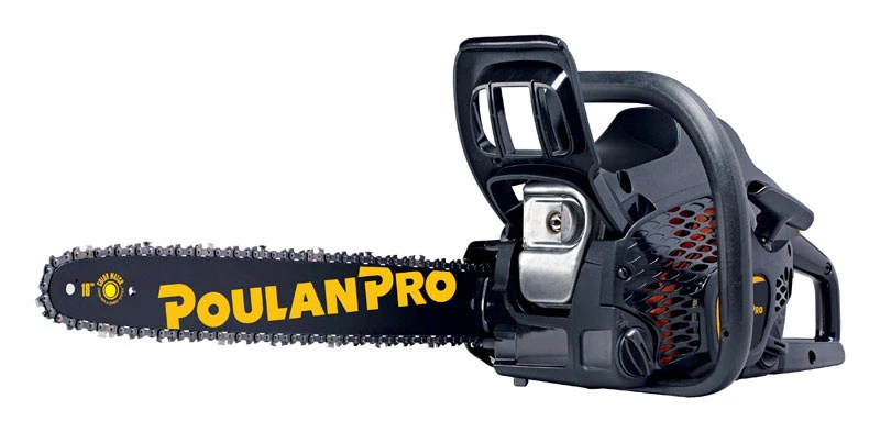 Gas Chainsaw, 42cc 2-Cycle Engine, 18 In.