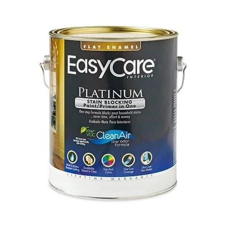 Platinum Interior Paint & Primer + Stain Blocker, Neutral Base Flat Latex, 1 Gallon