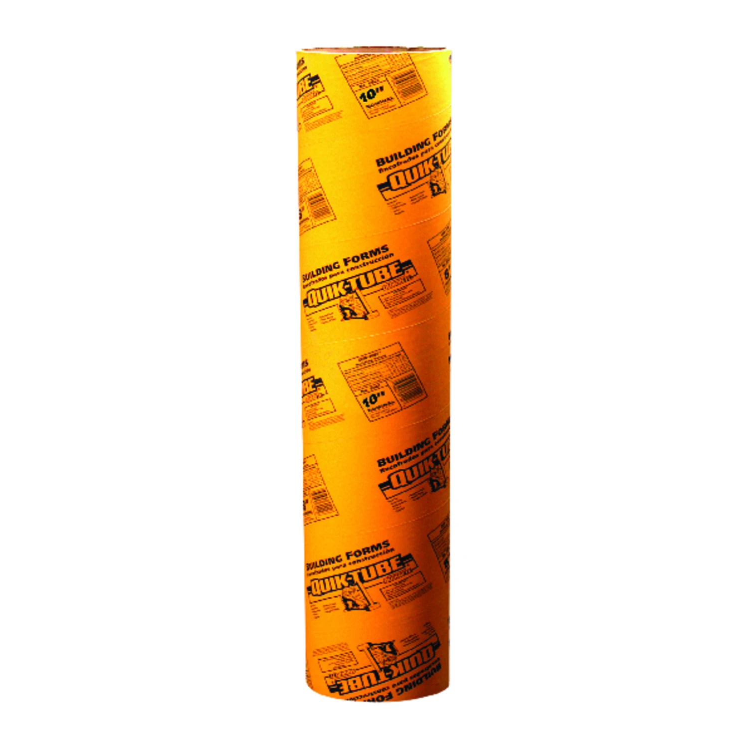 Quiktube Concrete Forming Tube, 10 In. x 4 Ft.