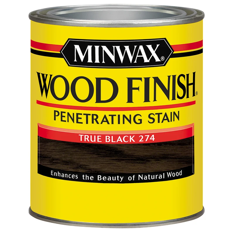 Penetrating Wood Finish, Oil Based, True Black, 1/2 Pt.