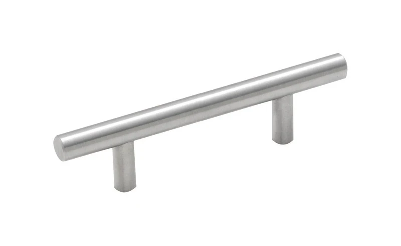 Bar Cabinet Pull, Sterling Nickel, 3 In., 5-Pk.