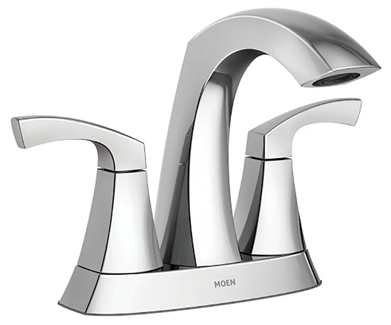 Lindor 2-Handle, High-Arc Bathroom Faucet, 4-In. Centerset, Chrome