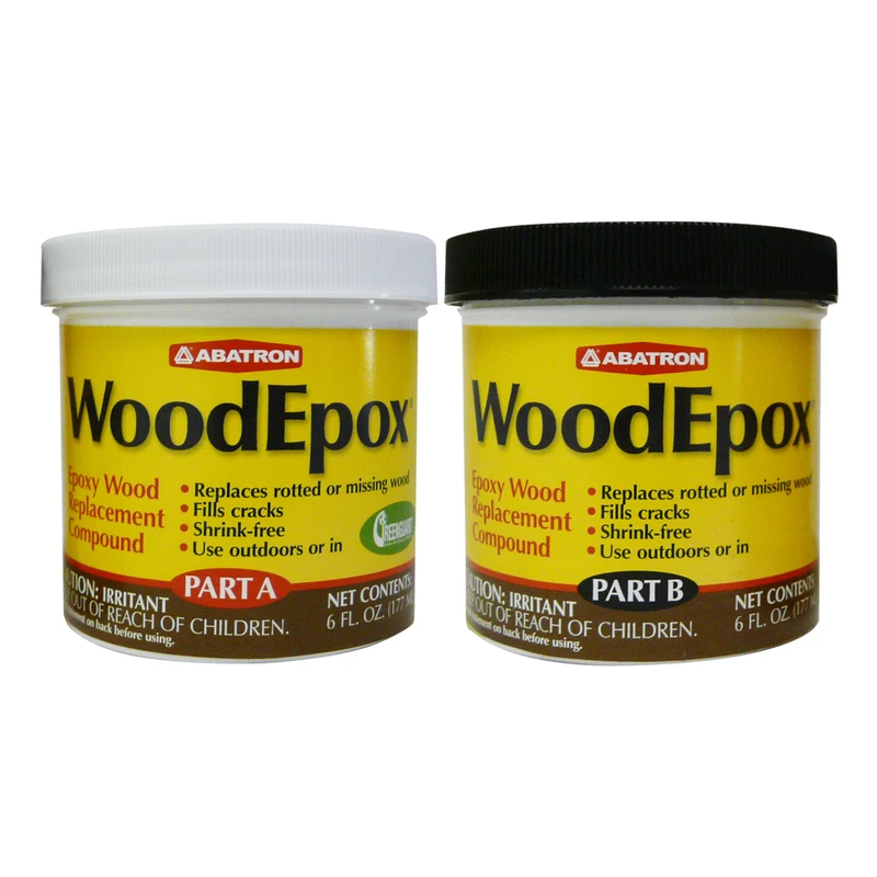 WoodEpox Epoxy, Wood Filler, 12-oz.