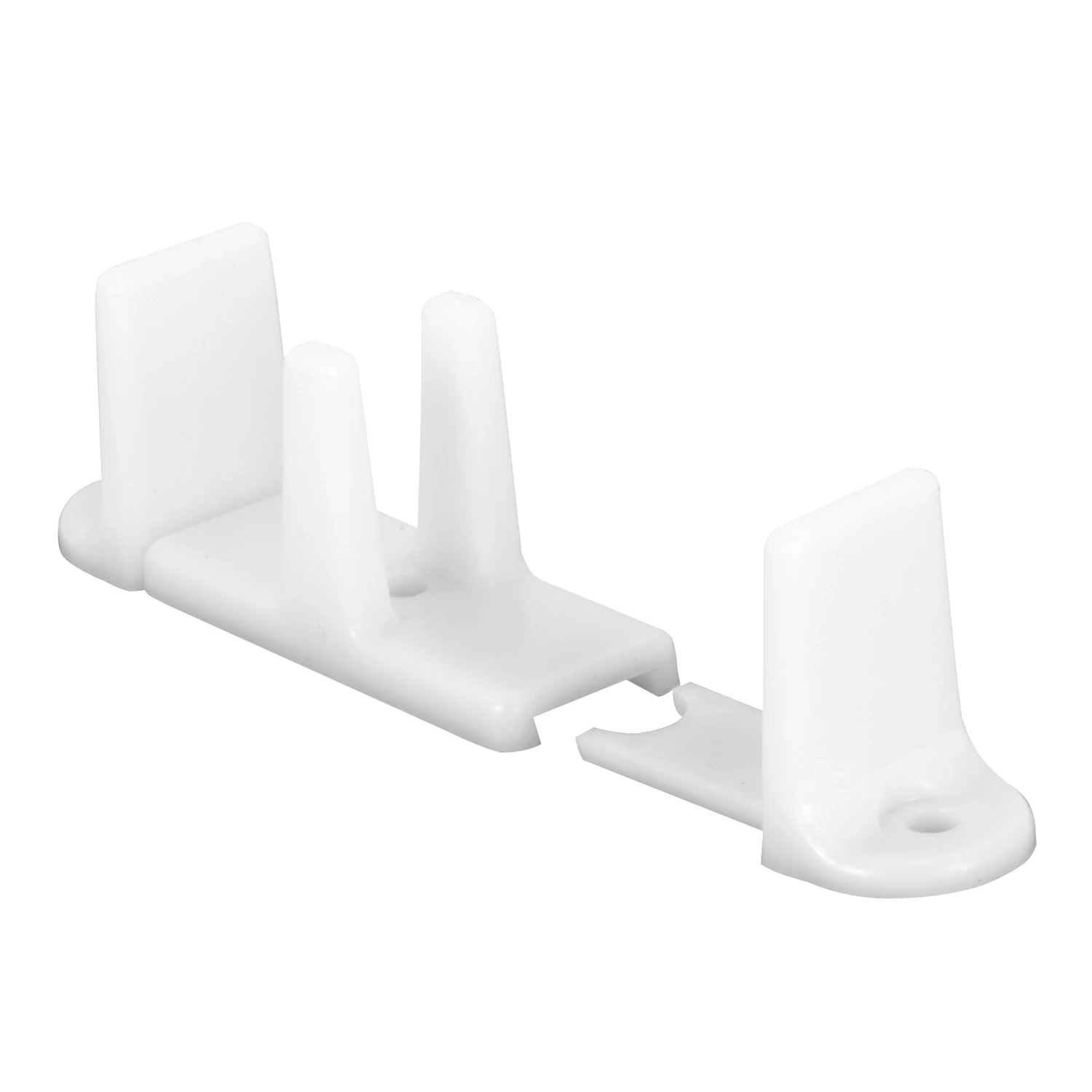 Nylon Bypass Sliding Door Guide, Adjustable, 1-1/4 In., 2-Pk.