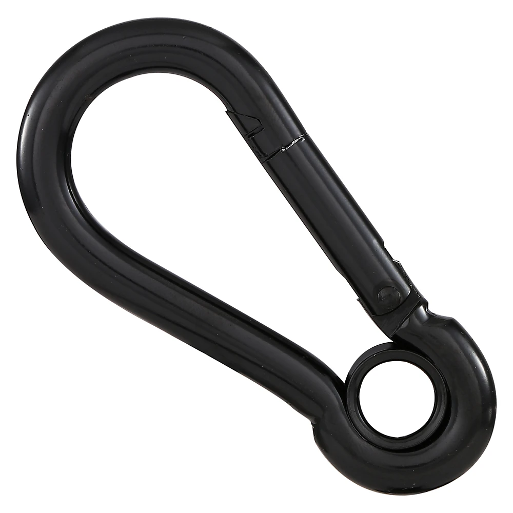 Interlocking Spring Snap, Black Steel, 5/16 In.