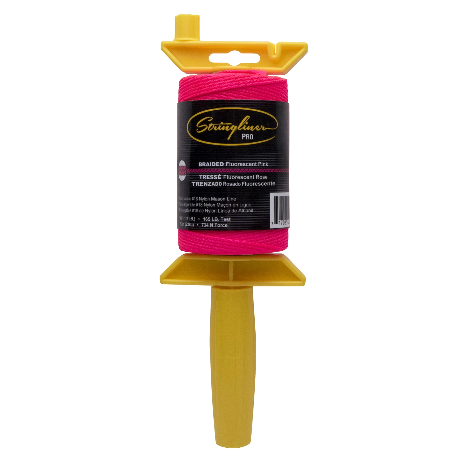 Construction Line, Fluorescent Pink Nylon, 500-Ft. Reel