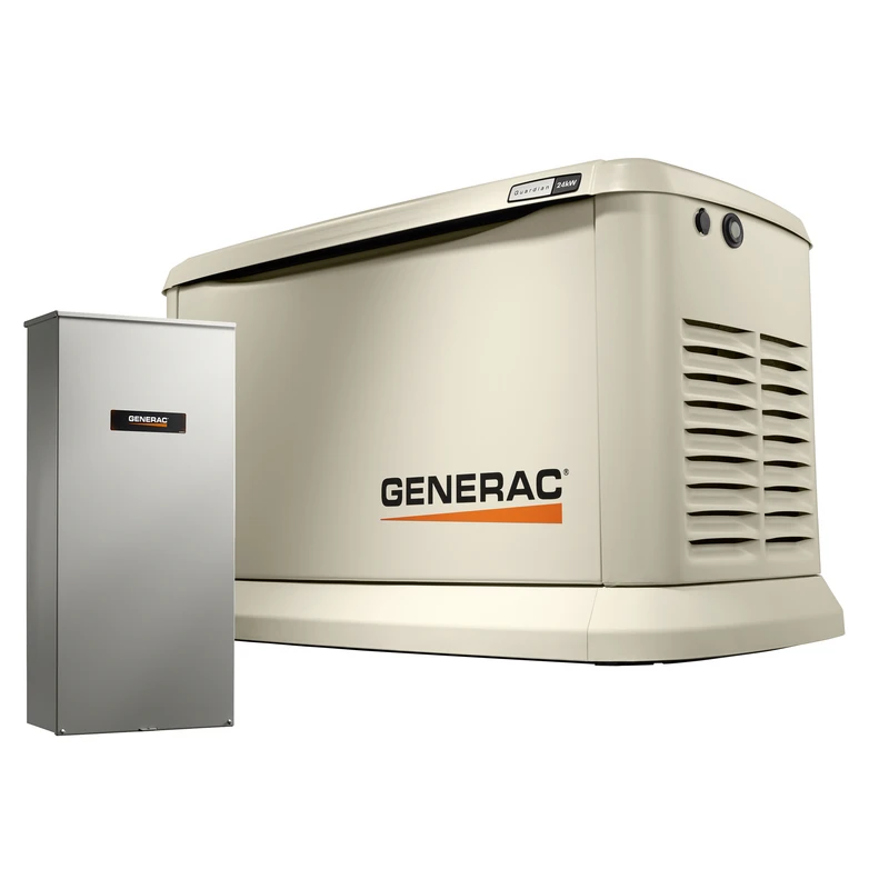 Generac Guardian WiFi 21,000W Natural Gas/24,000W LP Home Standby Generator with 200A Automatic Transfer Switch