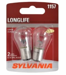 1157 Long Life Miniature Clear Bulb, 1157LL BP2, 2-Pk.