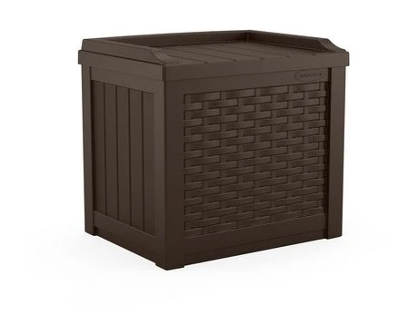 Resin Deck Box / Seat, Java, 22 Gallons