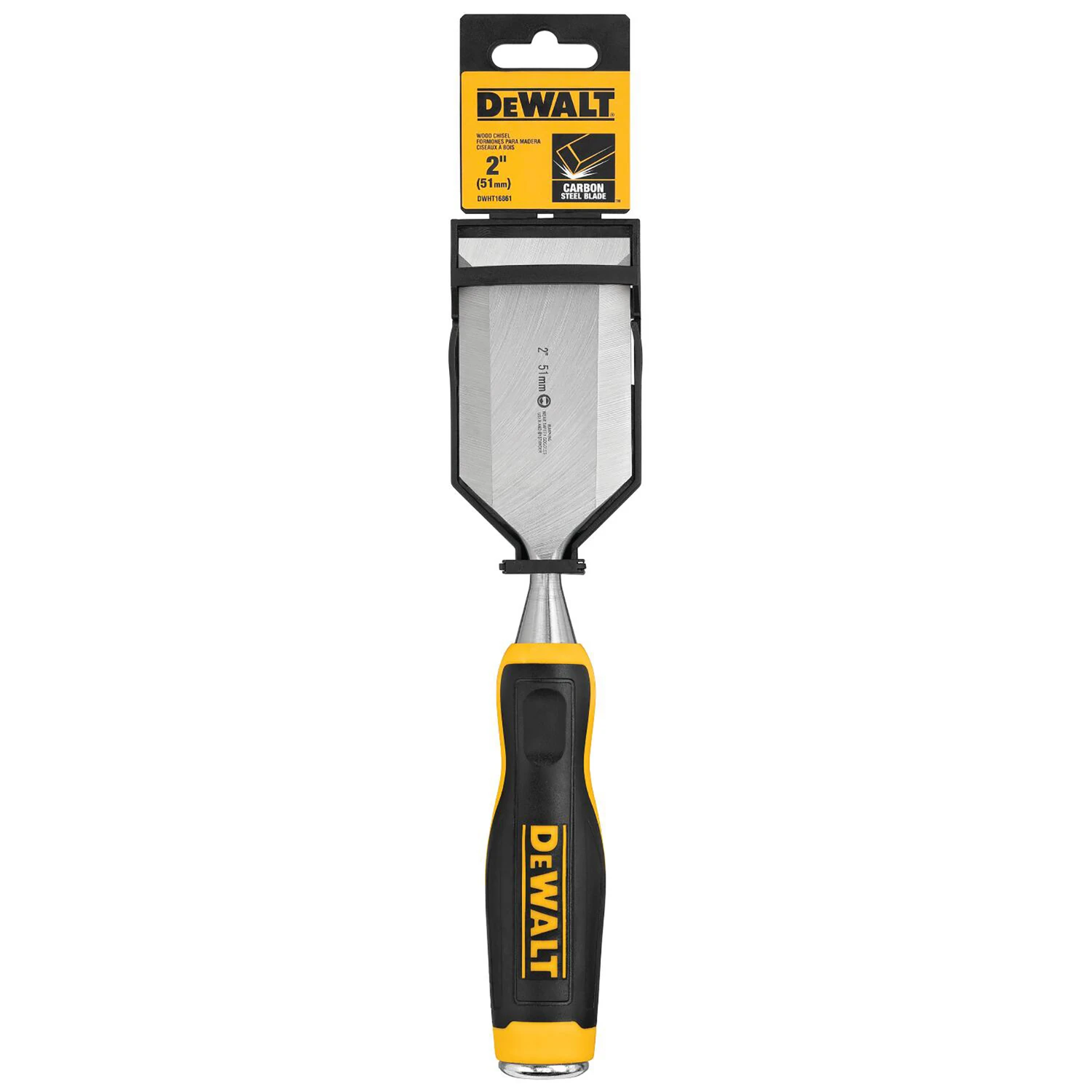 Wood Chisel, Carbon Steel Blade, 2 In.