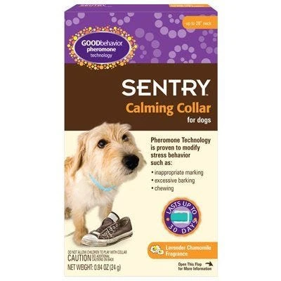 Calming Collar for Dogs, Lavender Chamomile Fragrance, 30-Day Pheromone Release
