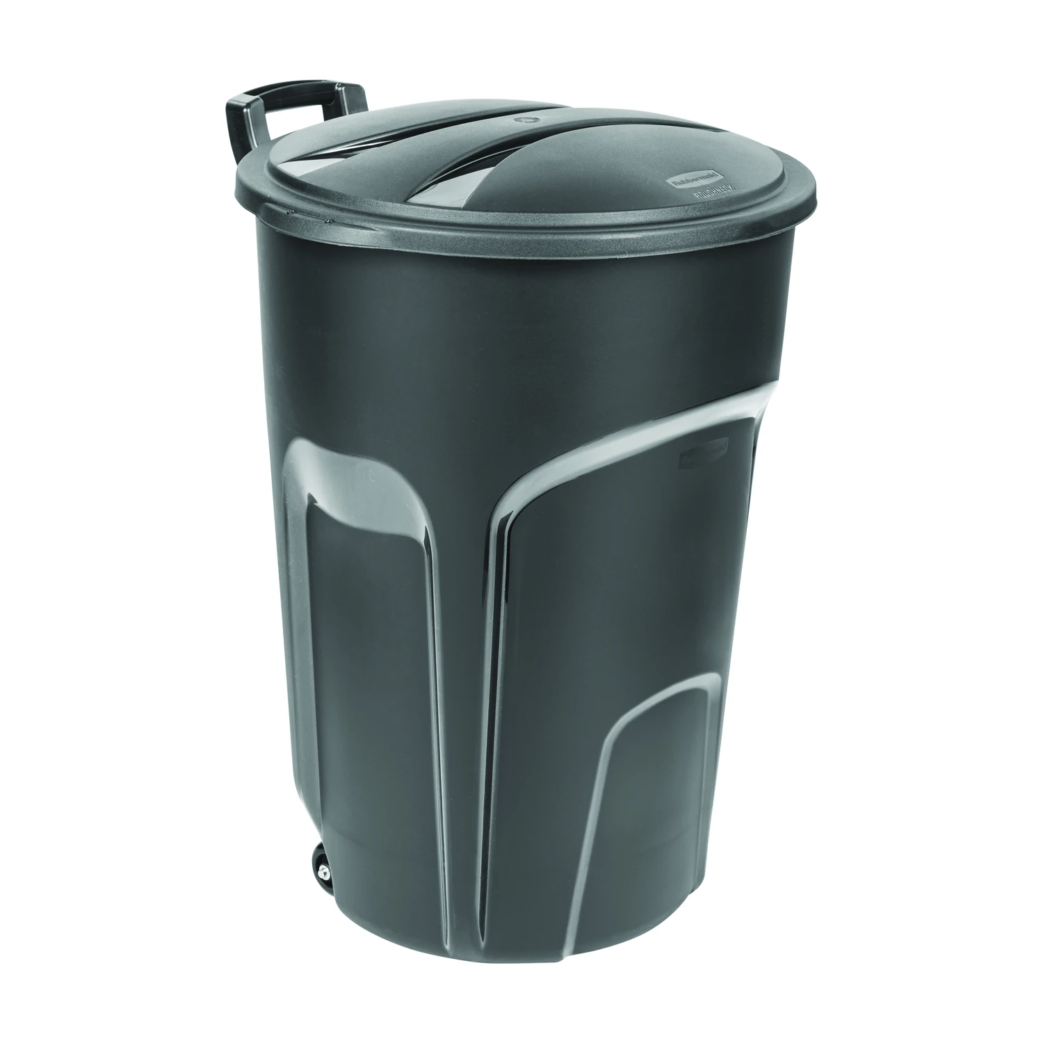 Roughneck Wheeled Trash Can, w/ Lid, 32 Gallons