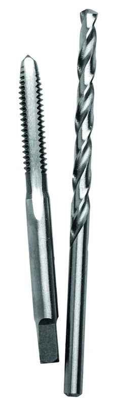 Fractional Tap & Drill Bit Set, 3/8-24 National Fine, 21/64-In., 2-Pc.