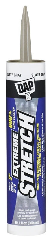 Extreme Stretch Premium Urethanized Sealant, Slate Gray, 10.1-oz.