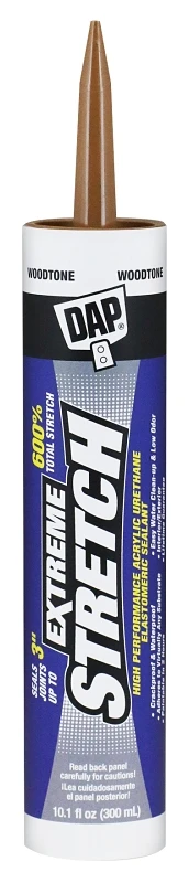 Extreme Stretch Premium Urethanized Sealant, Woodtone, 10.1-oz.