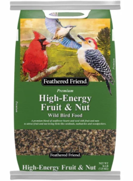High-Energy Fruit & Nut Wild Bird Food, 4 Lb. Bag