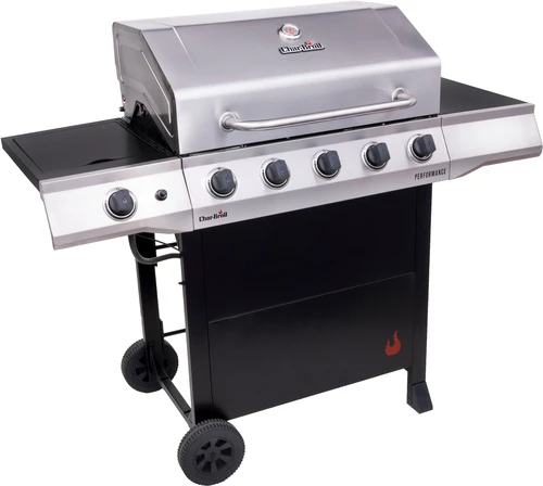 Performance Series Gas Grill, 5 Burners, Stainless Steel