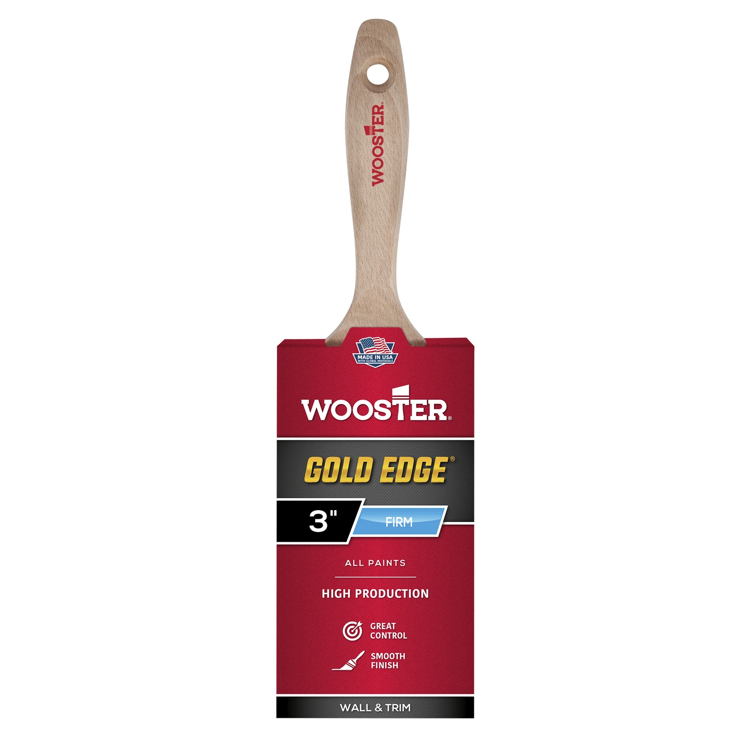 Gold Edge Varnish Brush, 3 In.