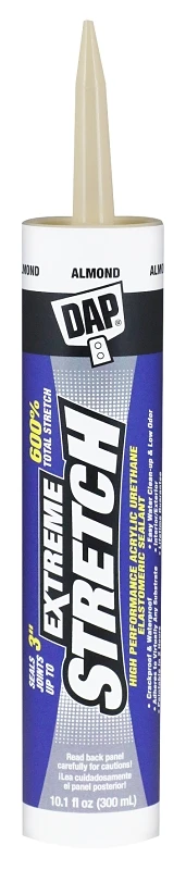 Extreme Stretch Premium Urethanized Sealant, Almond, 10.1-oz.