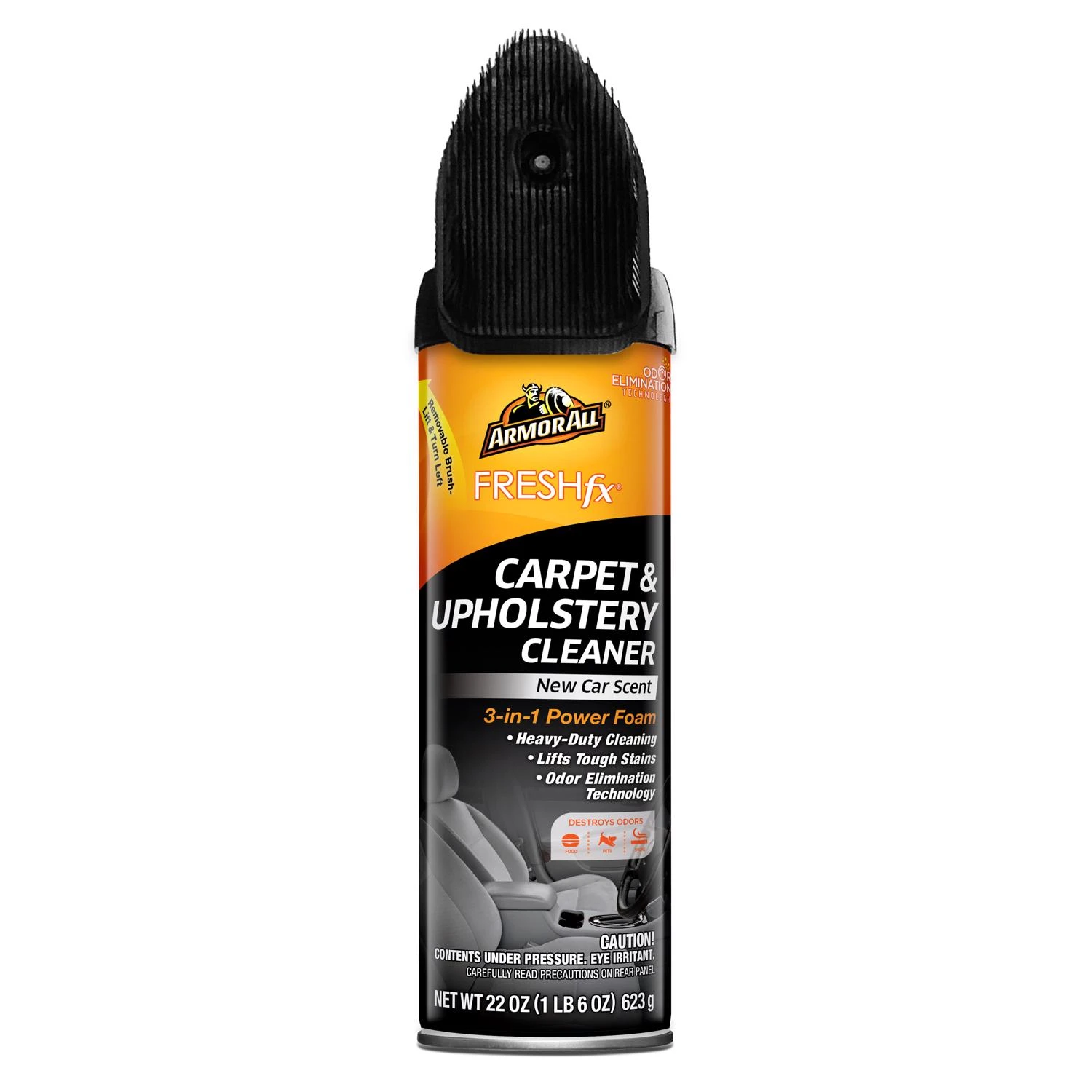 Fresh Fx Carpet and Upholstery Cleaner, New Car Scent, 22 oz.