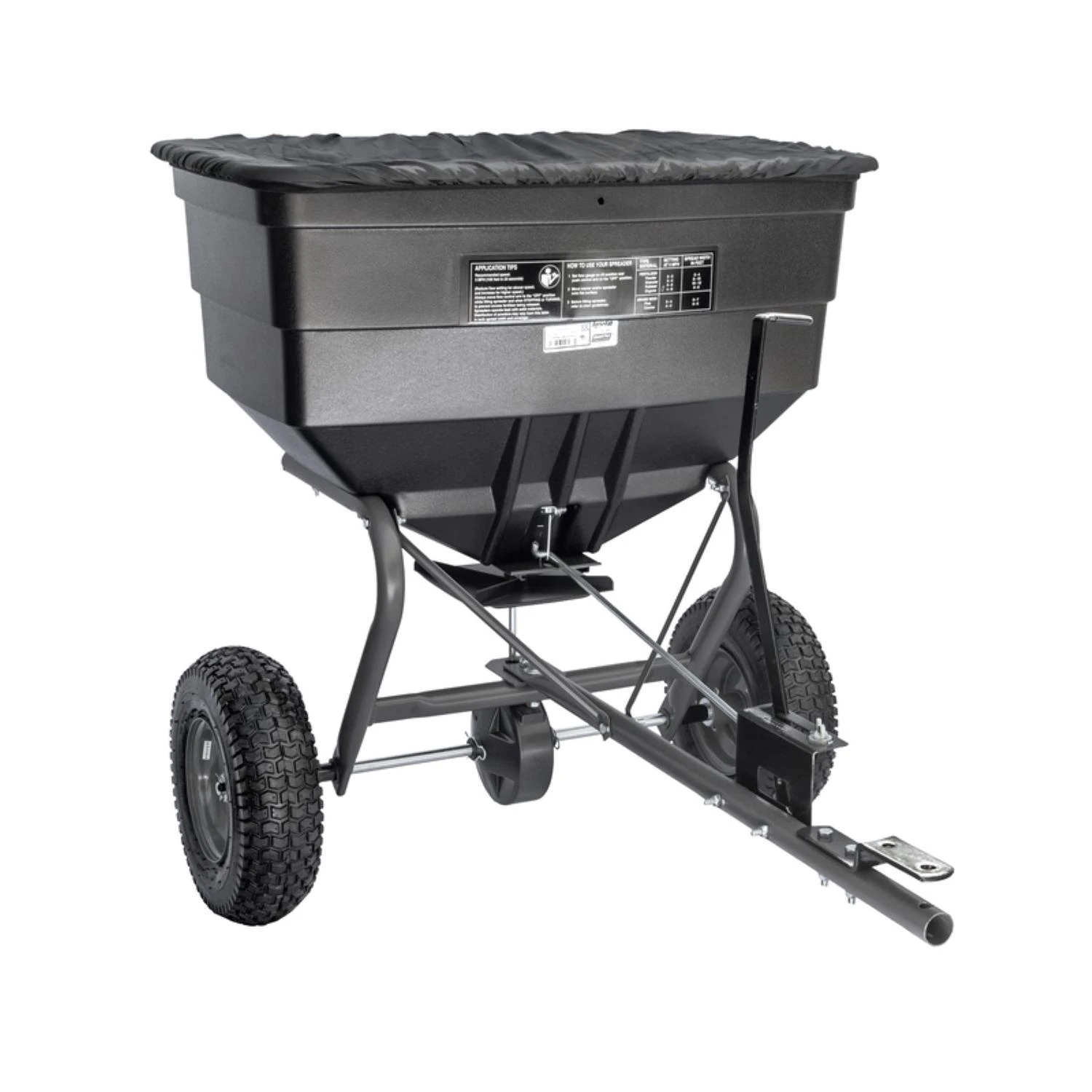 Tow Behind Broadcast Spreader, 185 Lb.