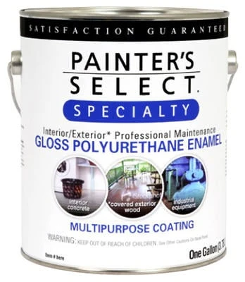 Interior/Exterior Porch & Floor Coating, White Pastel Base Gloss Polyurethane, 1 Gallon