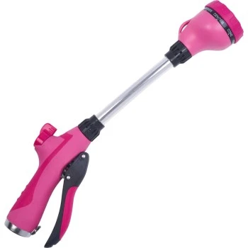 8-Pattern Watering Wand, 15 In. Reach, Red