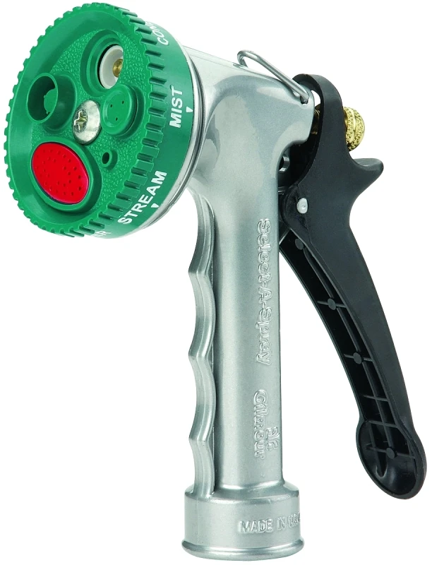 Select-A-Spray Metal Hose Nozzle, 7 Patterns