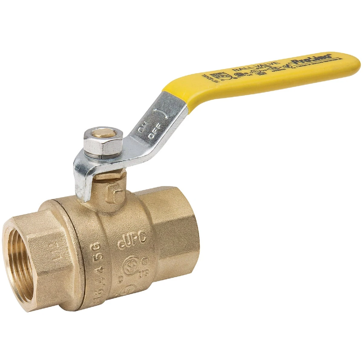 ProLine T-Handle Ball Valve , Brass, 1/2 In.