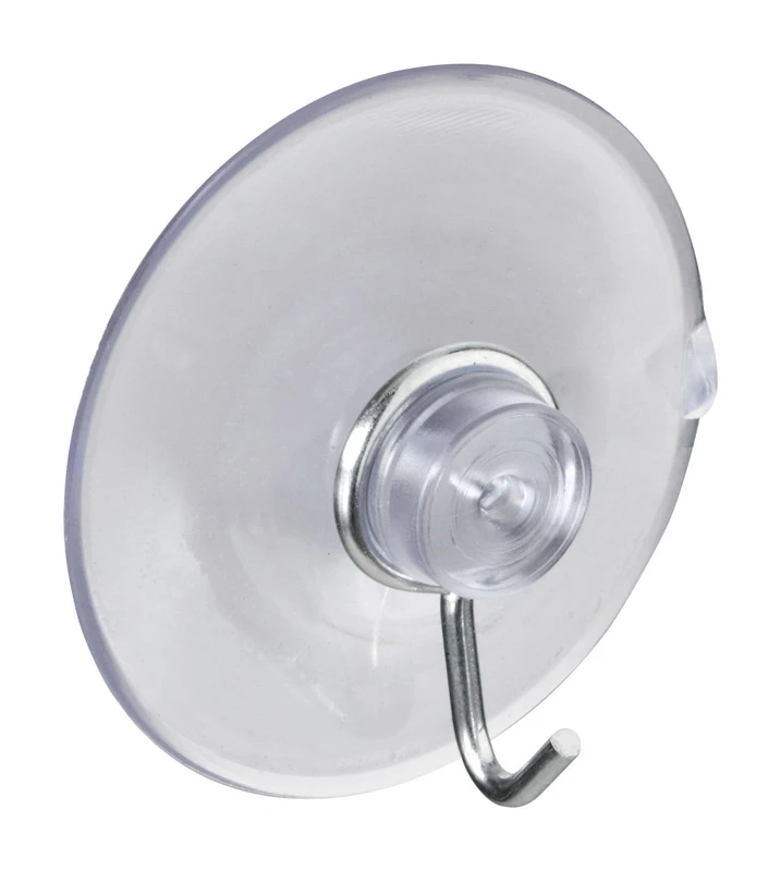 Hanging Suction Cup, Clear, Medium