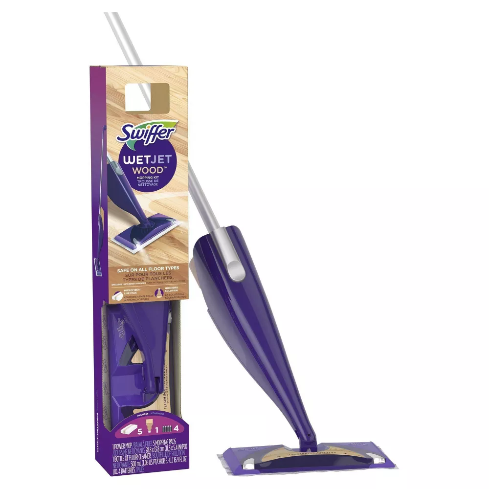 WetJet Wood Floor Spray Mop Kit